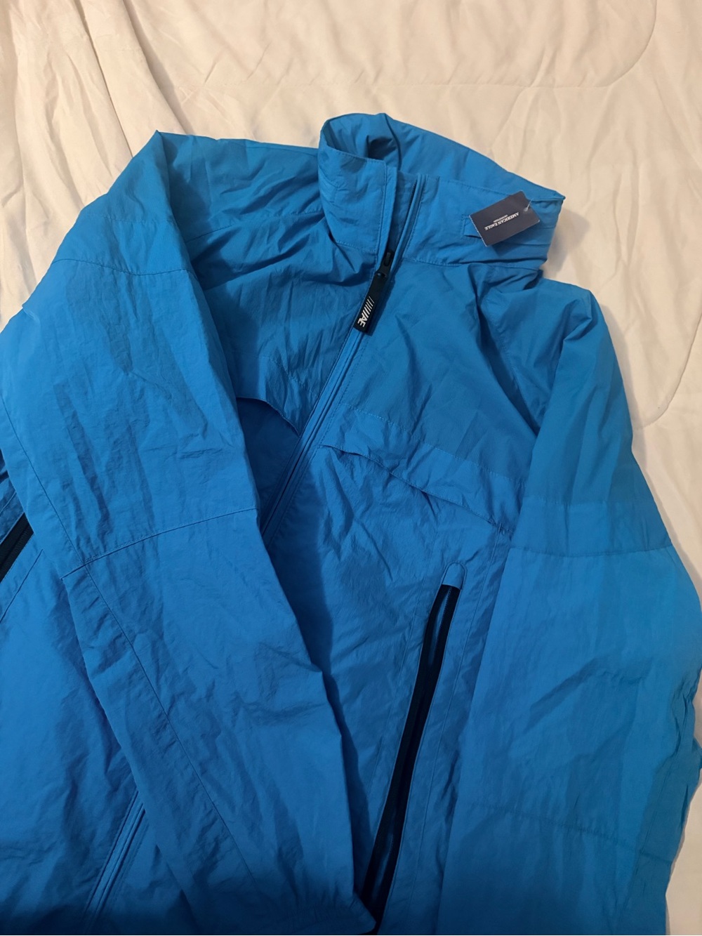 American Eagle Outfitters Bright Blue Men's Windbreaker Jacket NWT - Size M - Picture 6 of 6